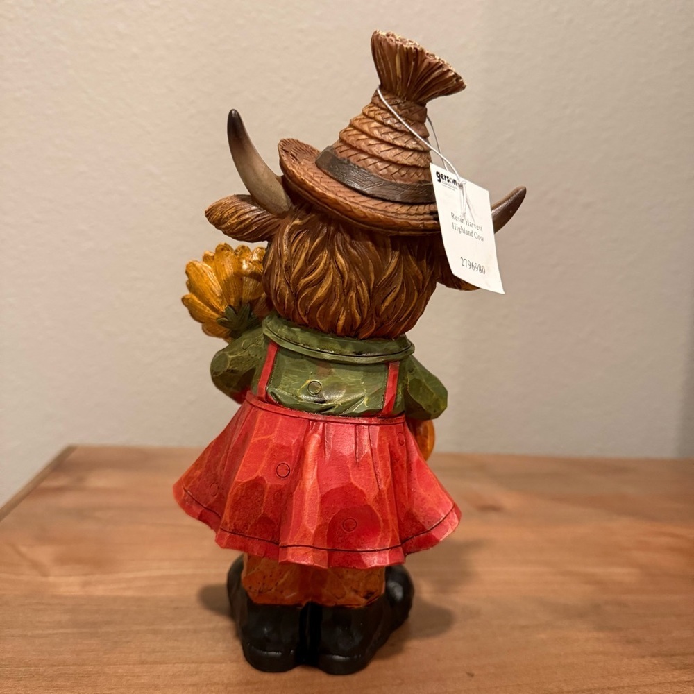 NWT Resin Harvest Highland cow bundle - Picture 9 of 14